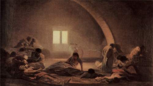 The Plague Hospital, Fransisco de Goya     